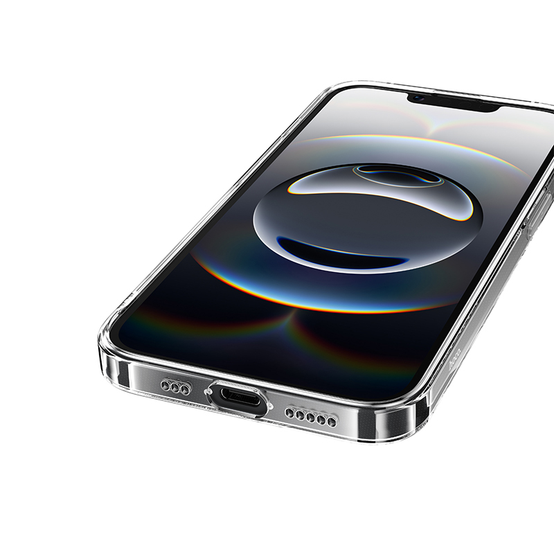 Чехол HOCO TPU Light Series для iPhone 16e (6.1"), прозрачный фото