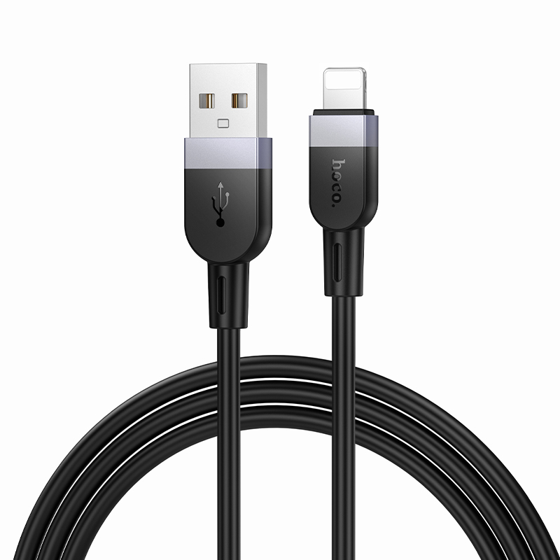 Кабель USB HOCO X109 Energy  USB - Lightning, 2.4А, 1 м, черный фото