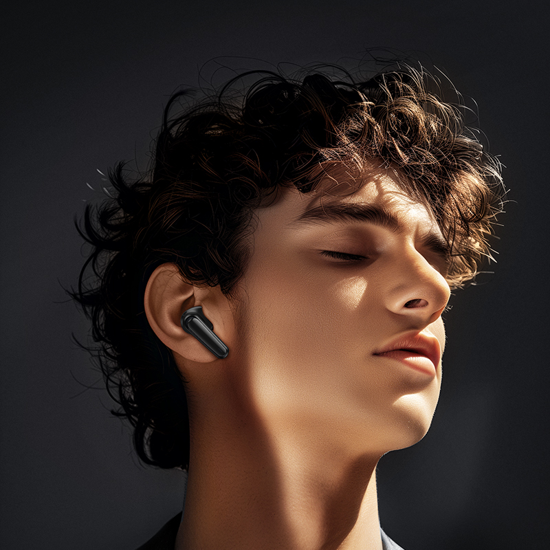 Беспроводные наушники TWS HOCO EQ23 Duke, Bluetooth 5.4, коричневый фото