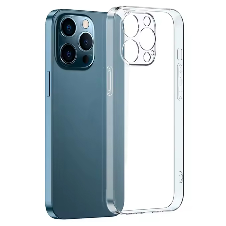 Чехол Clear Case пластиковый с защитой камеры для iPhone 11 Pro Max, прозрачный фото