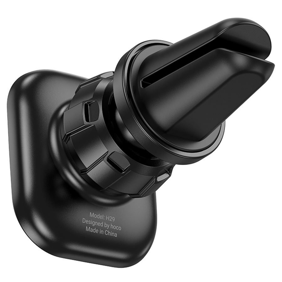Автомобильный держатель HOCO H29 Brilliant, магнитный, на воздуховод, черный фото