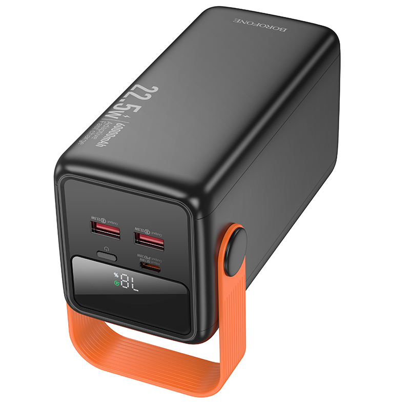 Портативный аккумулятор BOROFONE BJ66B Magnifico, 22.5W, 60000 мА⋅ч, черный фото