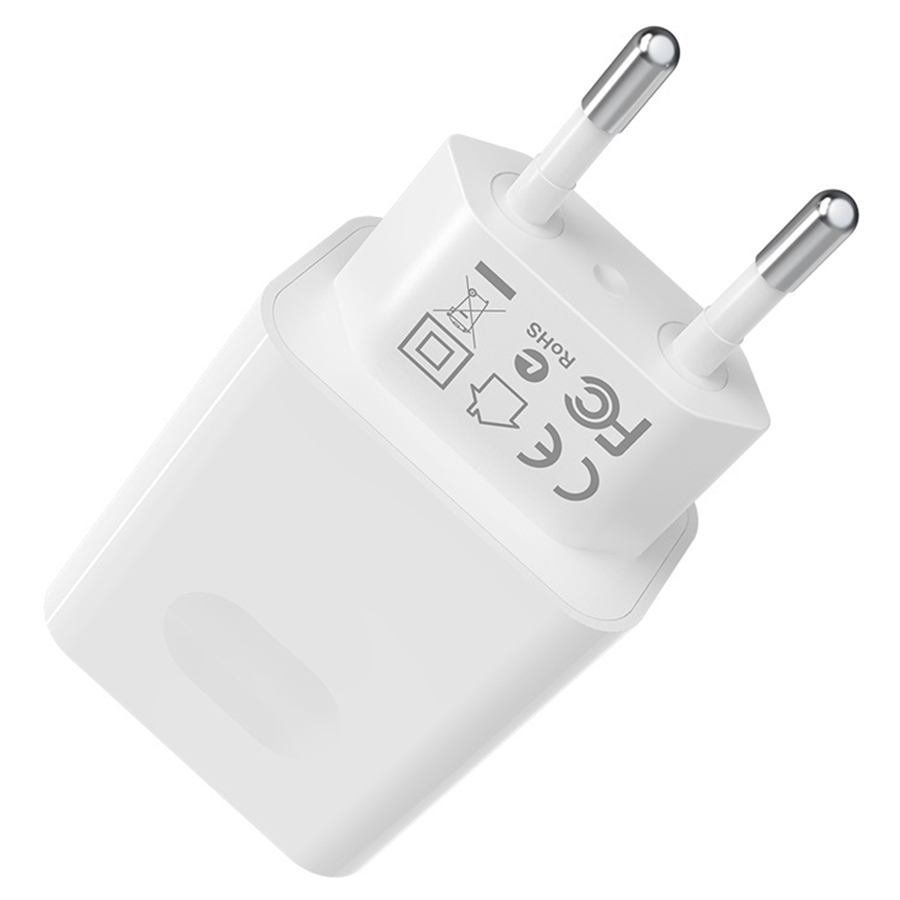 Сетевое зарядное устройство BOROFONE BA32A Bright power 1xUSB, 3A, белый фото