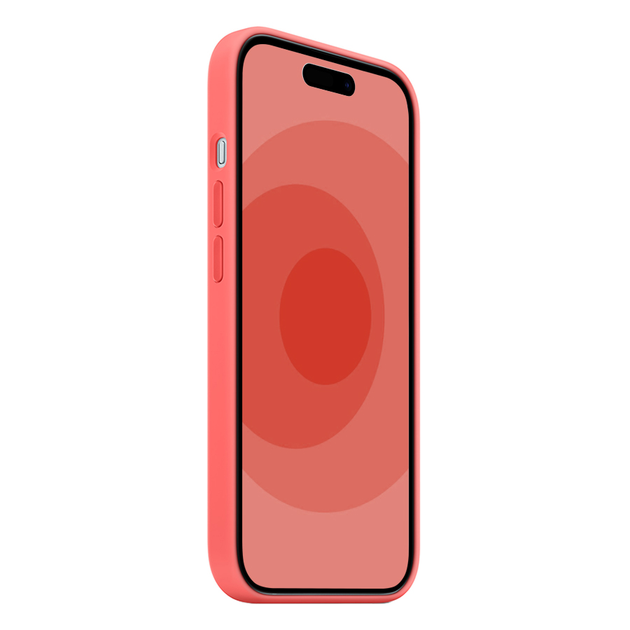 Чехол Silicone Case with MagSafe и Анимация цвета для iPhone 13 6.1", розовый цитрус (8) фото