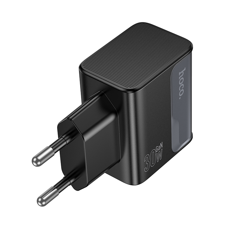 Сетевое зарядное устройство HOCO CS73A Star 1xUSB + 1xUSB-C, 3A, 30W, черный фото