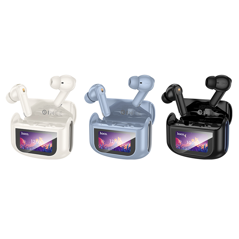 Беспроводные наушники TWS HOCO EQ21 Sandy, Bluetooth 5.4, синий фото