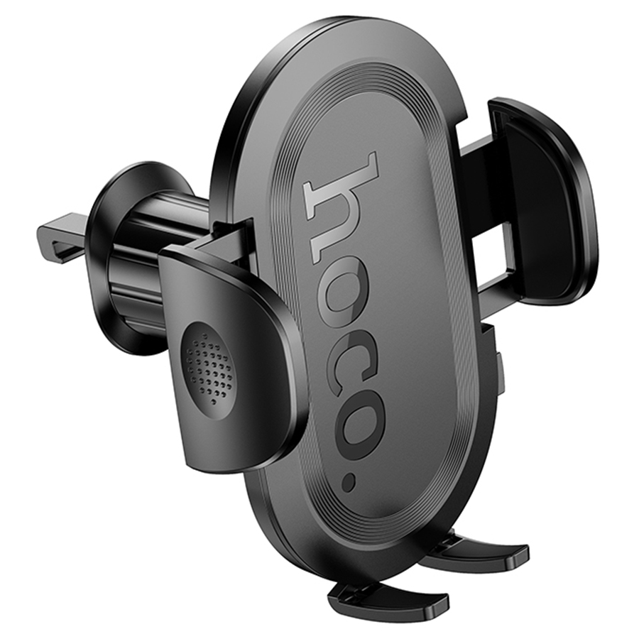 Автомобильный держатель HOCO H53 Brusco, зажимной, на воздуховод, черный фото