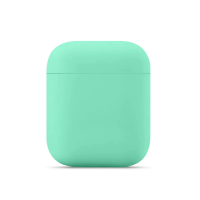 Чехол силиконовый Case Protection для Airpods 1/2, мятный (12) фото
