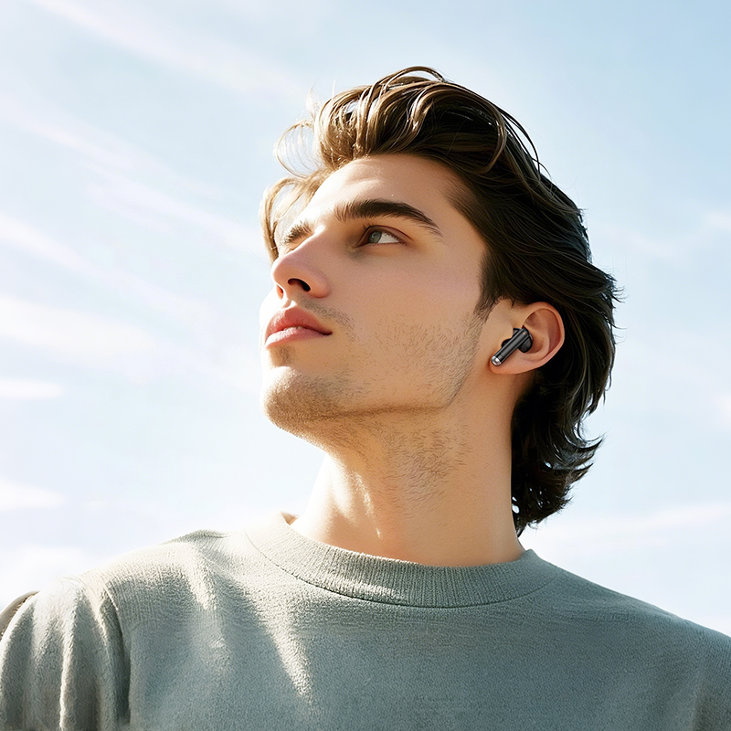 Беспроводные наушники TWS BOROFONE FQ10 Joyful, Bluetooth 5.4, черный фото