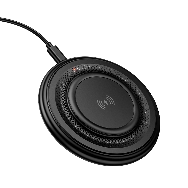 Беспроводное зарядное устройство BOROFONE BQ40 Crown с Кабелем USB - Type-C, 5W/7.5W/10W/15W, черный фото