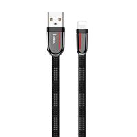 Кабель USB HOCO U74 Grand USB - Lightning, 2.4А, 1.2 м, черный оптом недорого с доставкой Кабель USB HOCO U74 Grand USB - Lightning, 2.4А, 1.2 м, черный фото