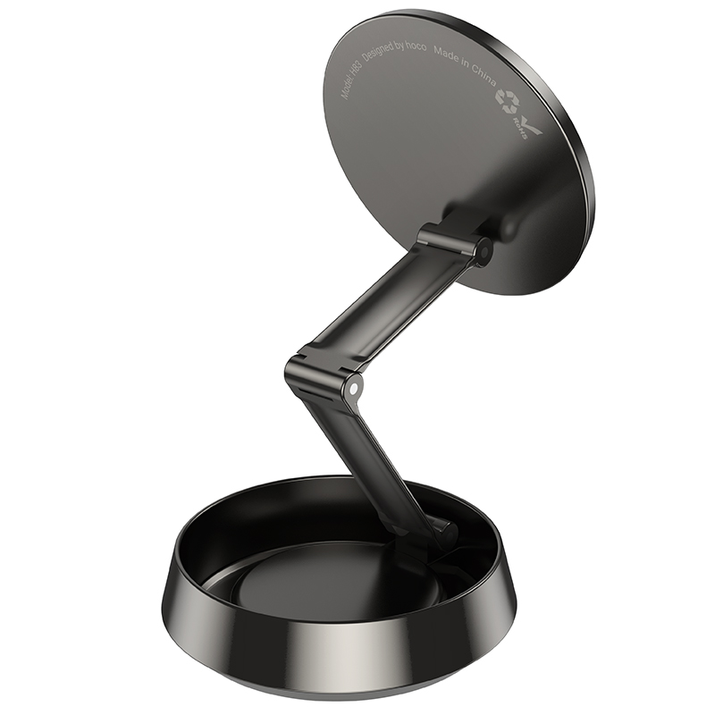Автомобильный держатель HOCO H83 Metal, магнитный, на приборную панель, серый металлик фото