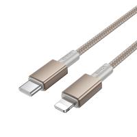 Кабель USB-C HOCO X119 Energy Type-C - Lightning, 27W, 1 м, золотой фото