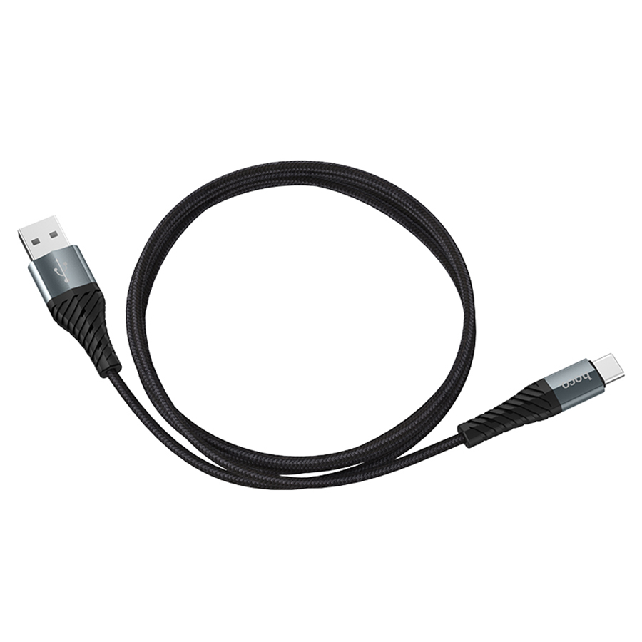 Кабель USB HOCO X38 Cool USB - Type-C, 3A, 1 м, черный фото