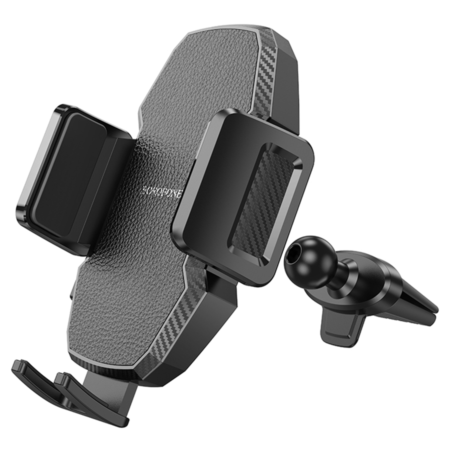 Автомобильный держатель BOROFONE BH108 Adelante, зажимной, на воздуховод, черный фото