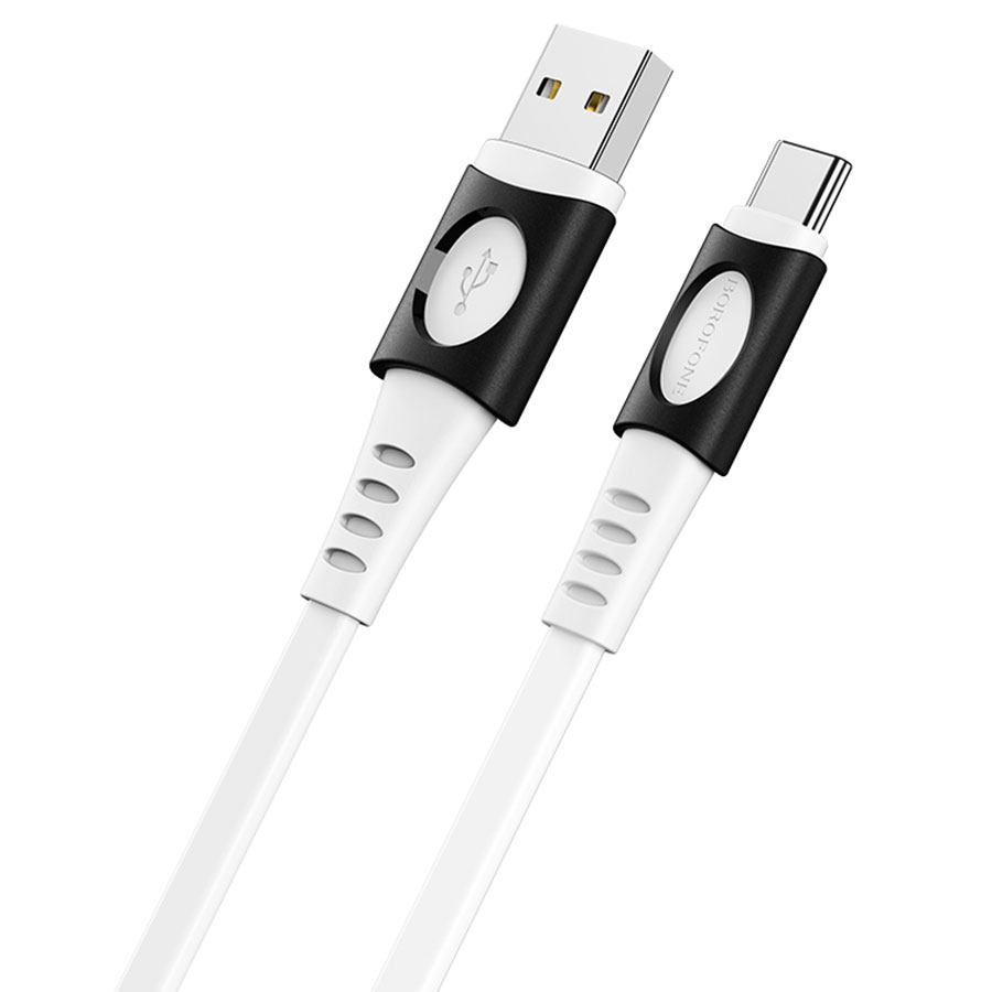 Кабель USB BOROFONE BX35 Carib USB - Type-C, 2.4А, 1 м, белый оптом недорого с доставкой Кабель USB BOROFONE BX35 Carib USB - Type-C, 2.4А, 1 м, белый фото
