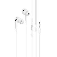Проводные наушники HOCO M101 Pro Crystal, Jack 3.5mm, 1.2 м, белый фото