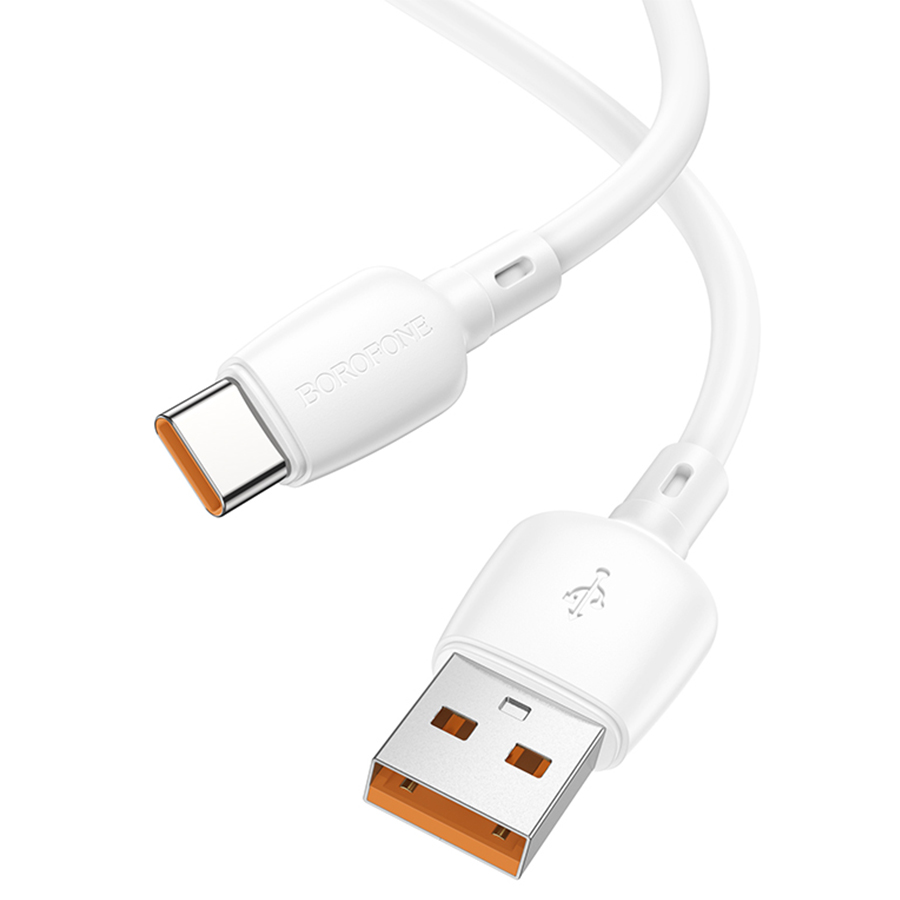 Кабель USB BOROFONE BX93 Super power USB - Type-C, 6A, 100W, 1 м, белый оптом недорого с доставкой Кабель USB BOROFONE BX93 Super power USB - Type-C, 6A, 100W, 1 м, белый фото