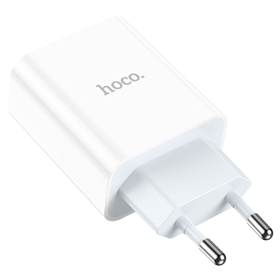 Сетевое зарядное устройство HOCO C97A 1xUSB + 1xUSB-C, 3.0A, 20W, белый фото