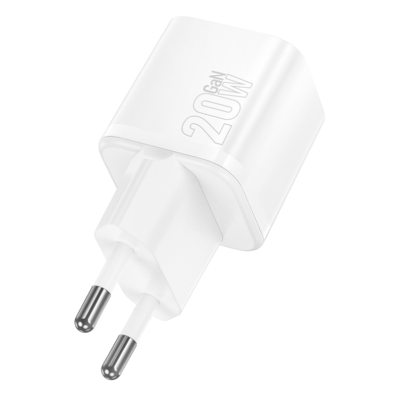 Сетевое зарядное устройство HOCO N64 Ingenious 1xUSB-C, 20W, белый фото