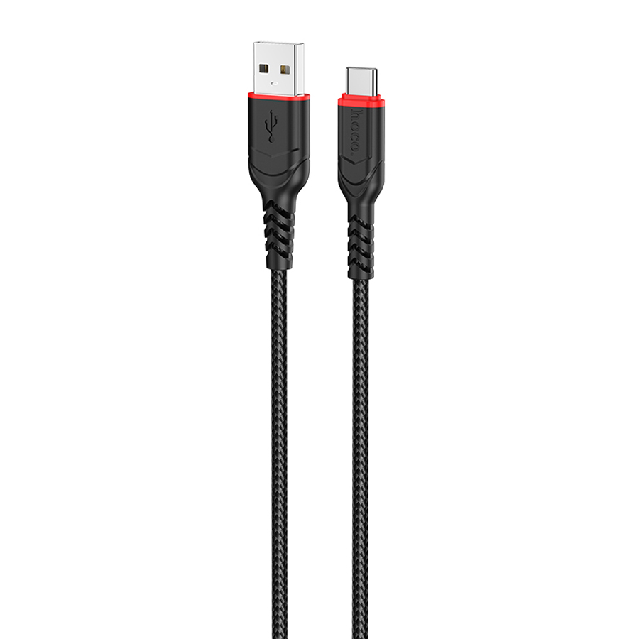 Кабель USB HOCO X59 Victory USB - Type-C, 3A, 1 м, черный фото