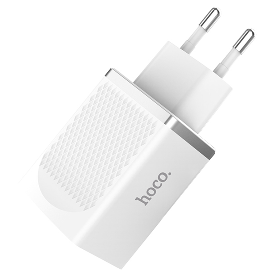 Сетевое зарядное устройство HOCO C42A Vast 1xUSB, 1.5-3.0A, 18W, белый фото