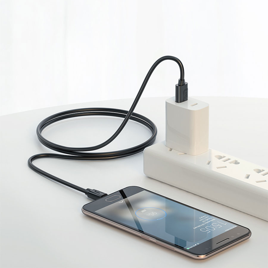 Кабель USB BOROFONE BX55 Harmony USB - MicroUSB, 2.4А, 1 м, черный оптом недорого с доставкой Кабель USB BOROFONE BX55 Harmony USB - MicroUSB, 2.4А, 1 м, черный фото