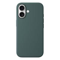 Чехол Silicone Case with MagSafe и Анимация цвета для iPhone 16 (6.1"), темно-зеленый (4) фото