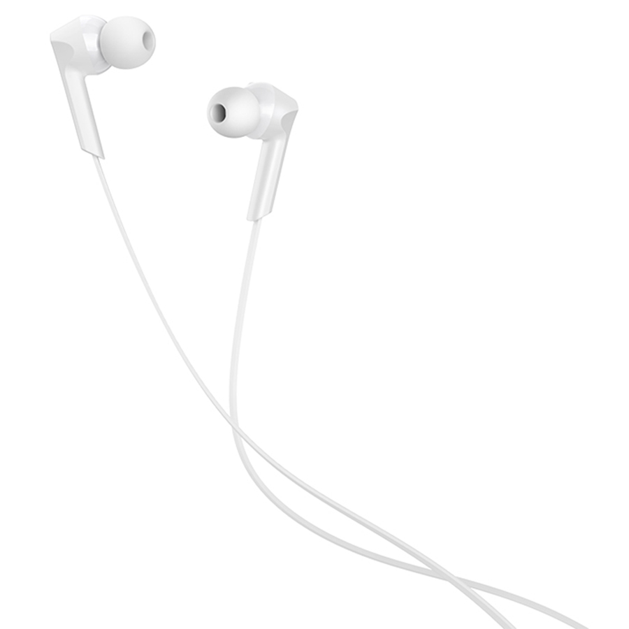Проводные наушники HOCO M72 Admire, Jack 3.5mm, 1.2 м, белый фото