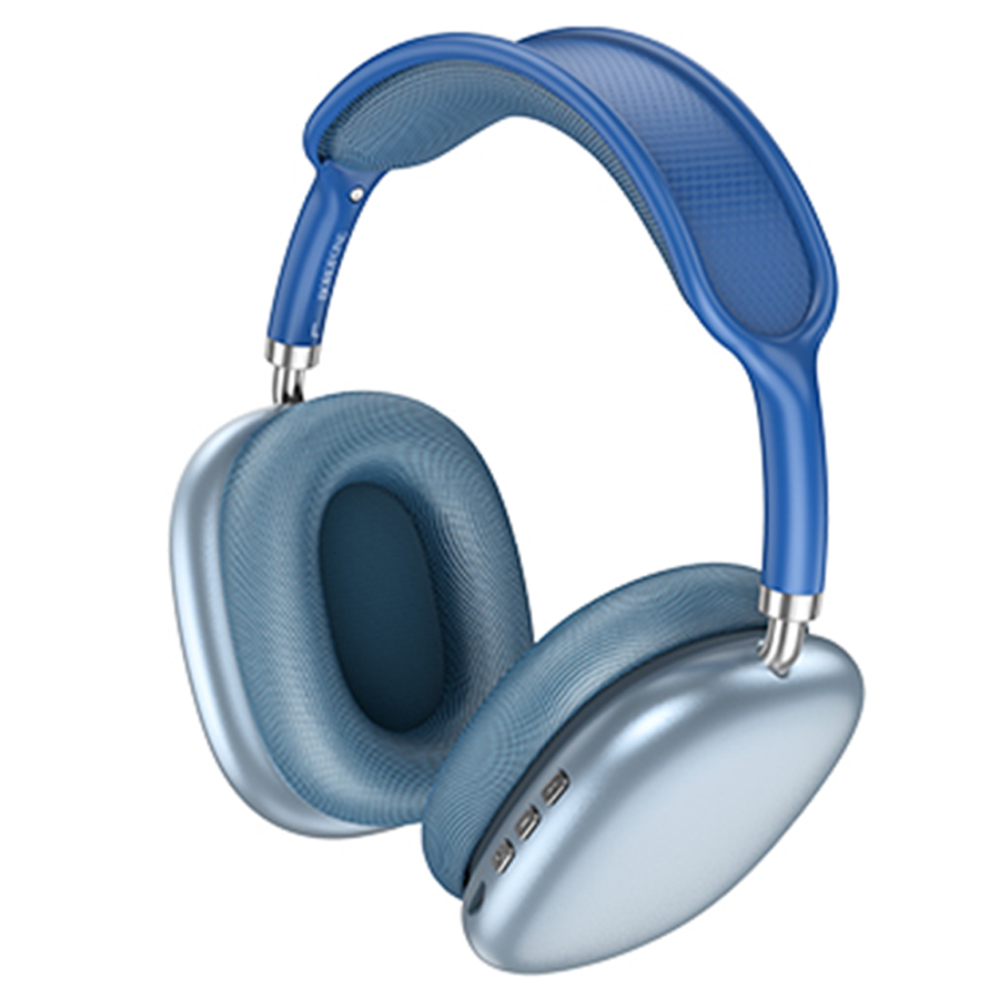 Беспроводные наушники накладные BOROFONE BO22 Elegant, Bluetooth, синий фото