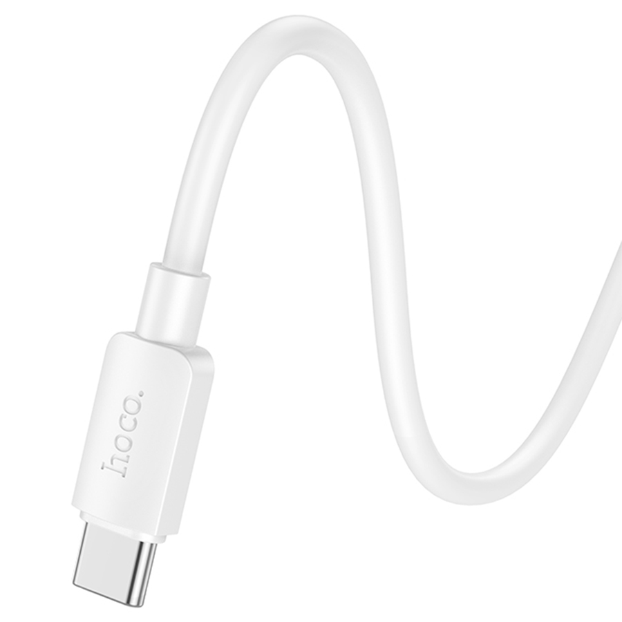 Кабель USB-C HOCO X96 Hyper Type-C - Type-C, 3A, 60W, 1 м, белый фото