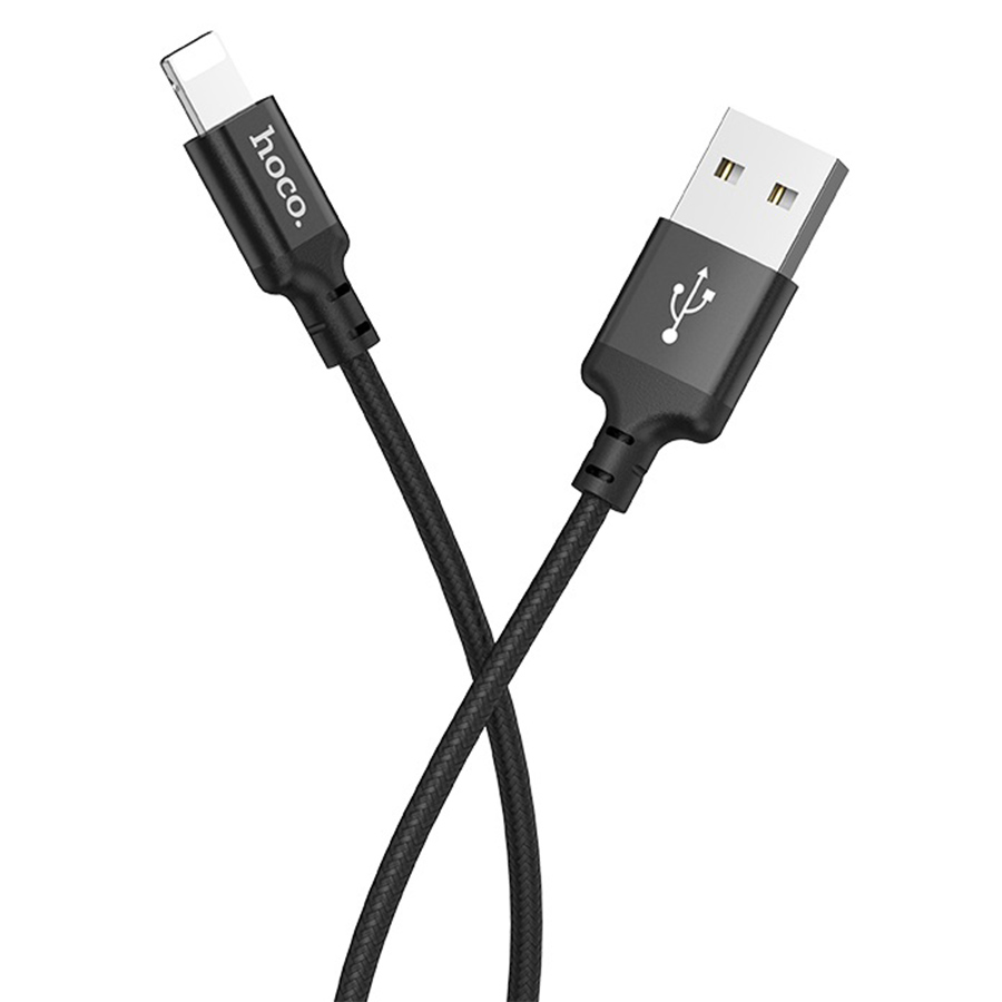 Кабель USB HOCO X14 Times speed USB - Lightning, 2А, 2 м, черный фото