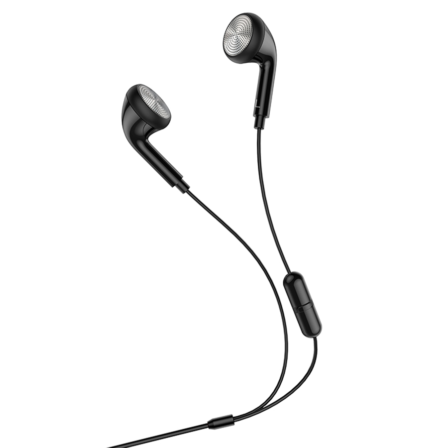 Проводные наушники HOCO M73 Joan, Jack 3.5mm, 1.2 м, черный фото