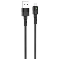 Кабель USB HOCO U82 Cool USB - MicroUSB, 2.4А, 1.2 м, черный оптом недорого с доставкой Кабель USB HOCO U82 Cool USB - MicroUSB, 2.4А, 1.2 м, черный фото