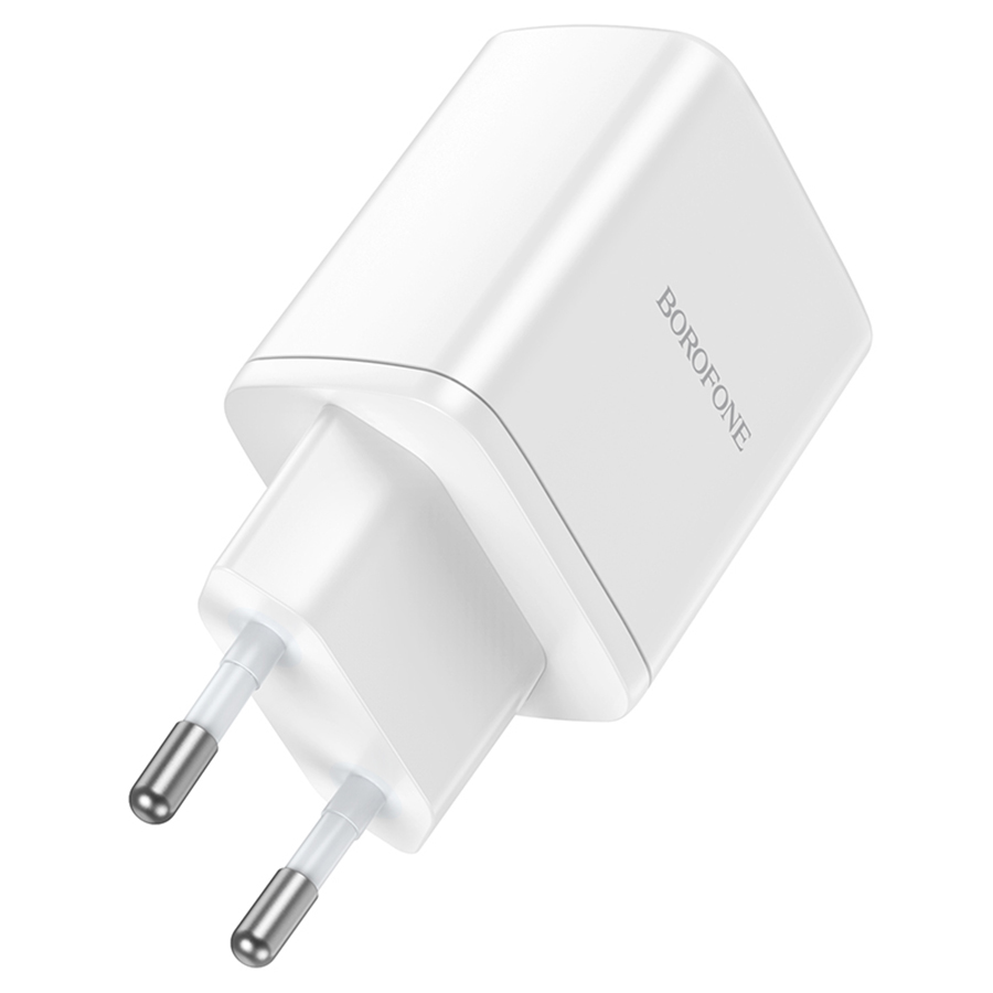 Сетевое зарядное устройство BOROFONE BN9 Reacher 2xUSB-C, 35W, белый фото