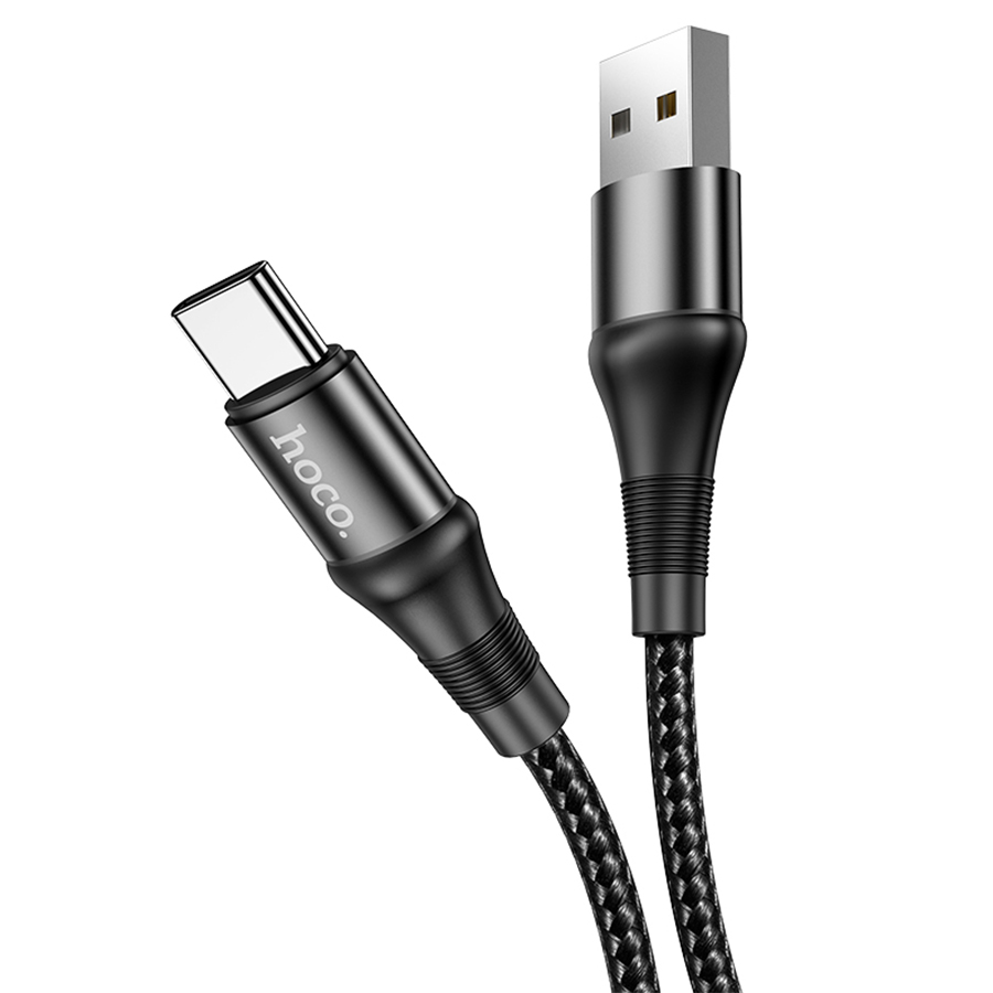 Кабель USB HOCO X50 Excellent USB - Type-C, 2.4А, 1 м, черный фото