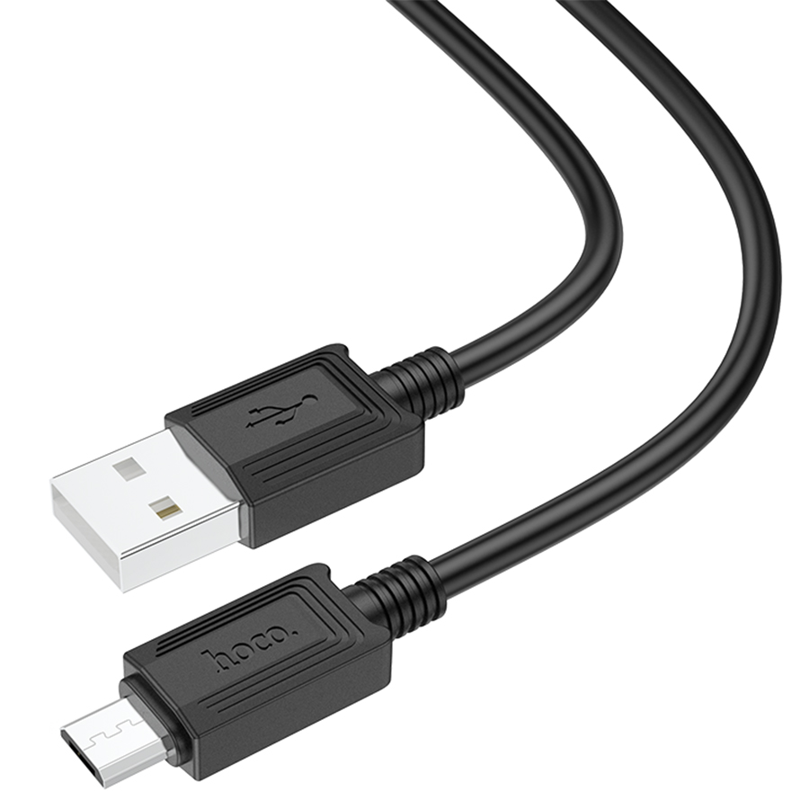 Кабель USB HOCO X73 USB - MicroUSB, 2.4А, 1 м, черный фото