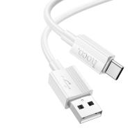 Кабель USB HOCO X107 Favor USB - Type-C, 3A, 1 м, белый фото