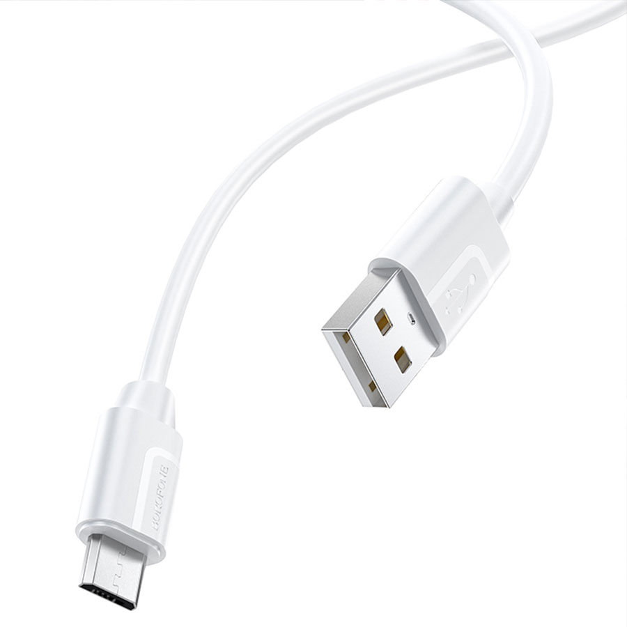 Кабель USB BOROFONE BX55 Harmony USB - MicroUSB, 2.4А, 1 м, белый оптом недорого с доставкой Кабель USB BOROFONE BX55 Harmony USB - MicroUSB, 2.4А, 1 м, белый фото