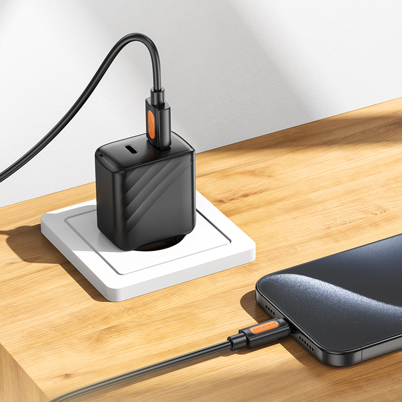 Кабель USB BOROFONE BX114 Structure USB - Type-C, 3A, 1 м, черный фото