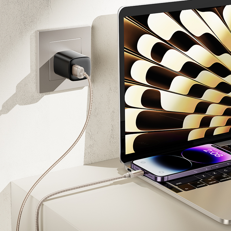 Кабель USB HOCO X117 Star USB - Lightning, 2.4А, 1 м, золотой фото