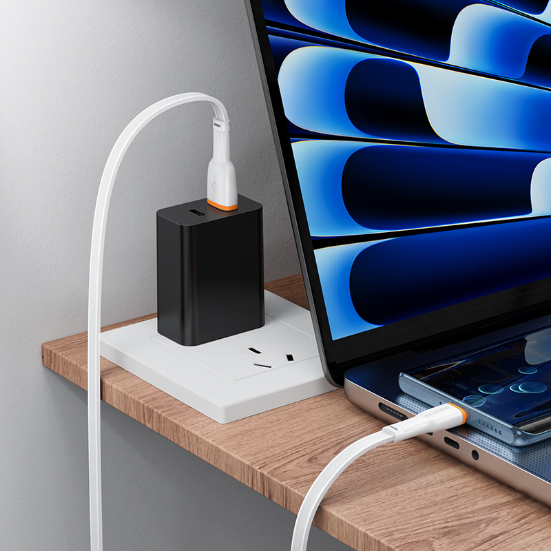 Кабель USB BOROFONE BX118 Esplendido USB - Type-C, 3A, 1 м, белый фото