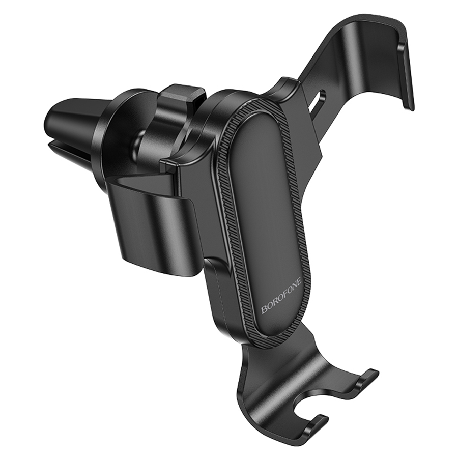 Автомобильный держатель BOROFONE BH74 Rock, зажимной, на воздуховод, черный фото