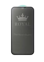 Защитное стекло ROYAL для iPhone 12 Pro Max 6.7", Full Glue 3D, антишпион фото