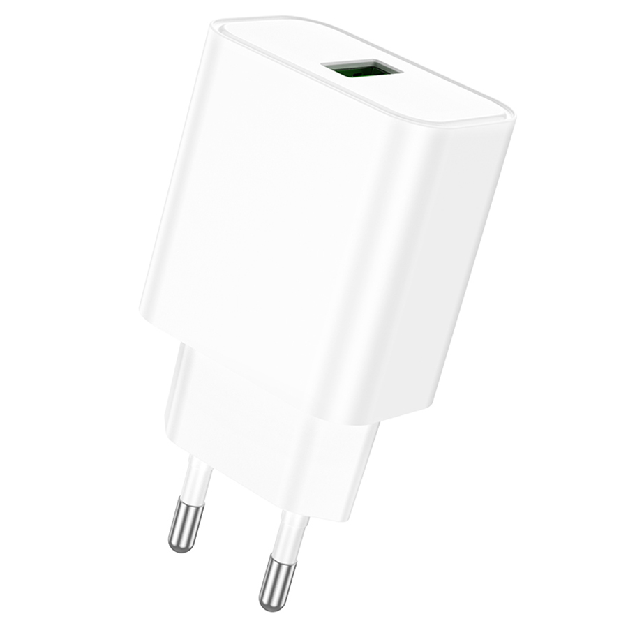 Сетевое зарядное устройство BOROFONE BA72A Spring 1xUSB, 18W, белый фото