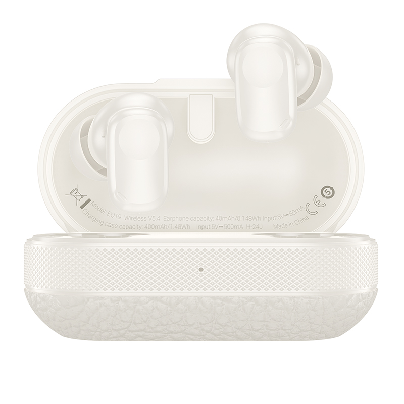 Беспроводные наушники TWS HOCO EQ19 Duke, Bluetooth 5.4, белый фото