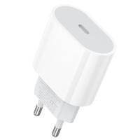 Сетевое зарядное устройство BOROFONE BA100A Original 1xUSB-C, 20W, белый фото