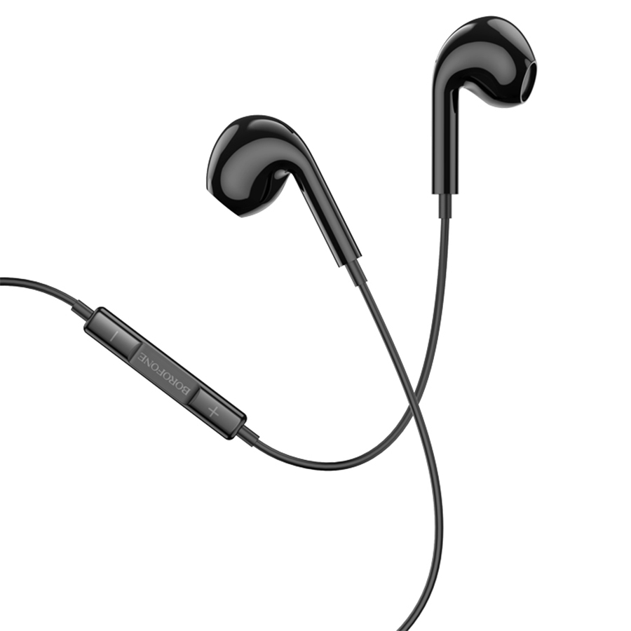 Проводные наушники BOROFONE BM80 Max Gorgeous, Jack 3.5mm, 1.2 м, черный фото