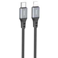 Кабель USB-C HOCO X92 Honest Type-C - Lightning, 20W, 3 м, черный фото