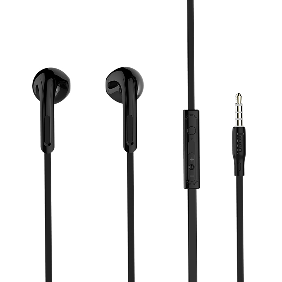 Проводные наушники HOCO M39 Rhyme, Jack 3.5mm, 1.2 м, черный фото